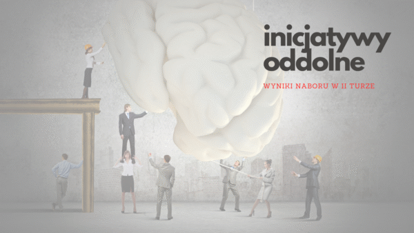 Inicjatywy oddolne – wyniki drugiej tury